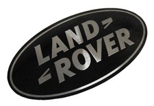 Genuine Land Rover BLACK+SILVER front grille oval badge for Discovery 4