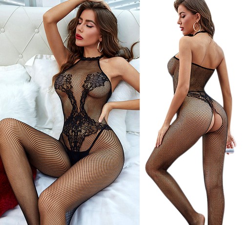 Womens bodystocking open - bodystocking,