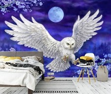 3D Night Owl B251  Wallpaper