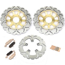 Front Rear Brake Discs Pads For GSF 600 Bandit N S 2000-2004 GSX 600 750 F 98-02