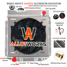 3 Row Radiator & Shroud Fan