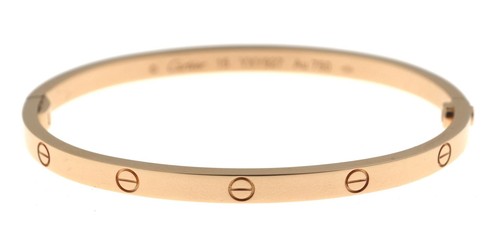 18k rose gold cartier - 18k,