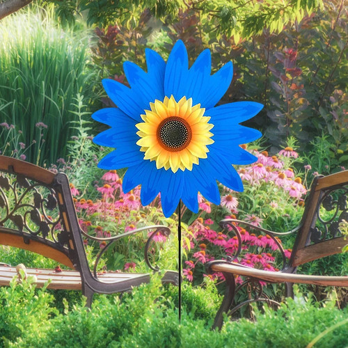Sunflower patio lawn pinwheel - sunflower,