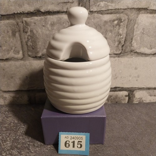 Honeypot ceramic white - honeypot,