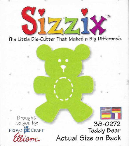 Sizzix originals teddy - teddy, cutting