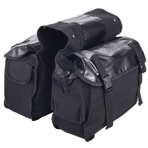 Black canvas motorcycle - black,