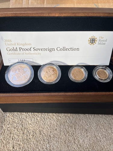 2008 coin gold - 4-coin,