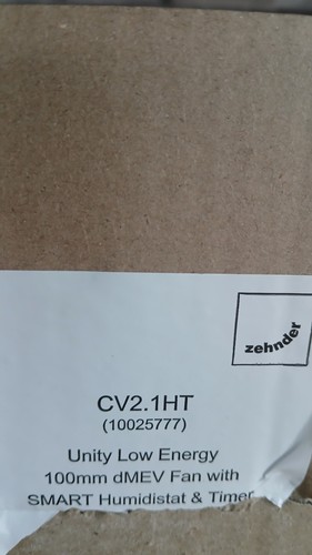 Brand new zehnder cv2 - new, cv2.1ht