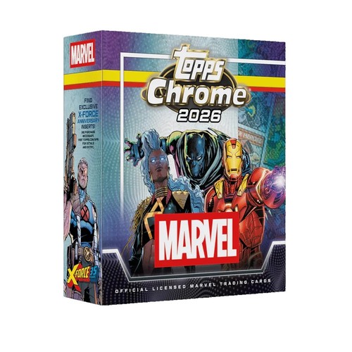 Topps marvel chrome mega box - marvel,