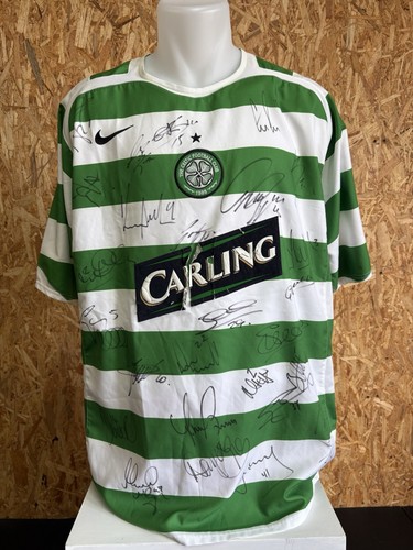 Celtic shirt signed squad - celtic,