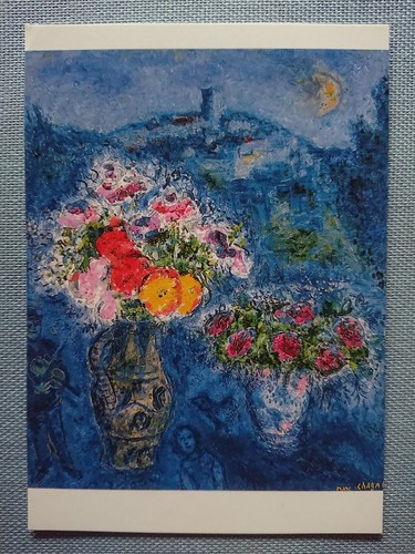Old postcard marc chagall - old,