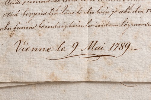 18thc french manuscript 1789 - manuscript,