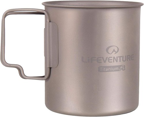 Lifeventure titanium mug with - titanium,