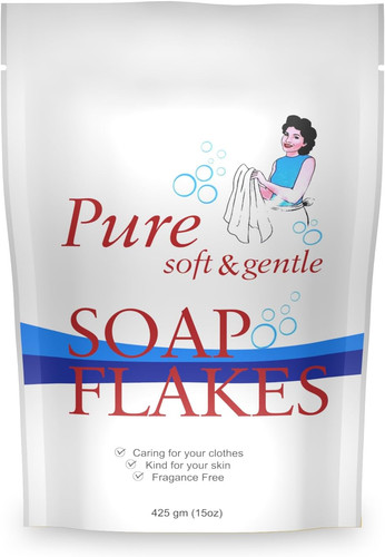 Pure soap flakes - pure, washes