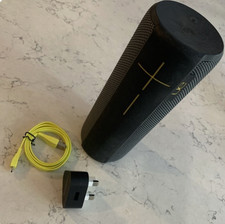 UE MEGA BOOM 2 limited edition speaker in Black and Yellow.