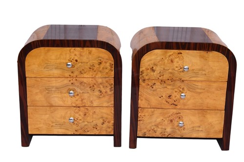 Art deco bedside tables - deco,