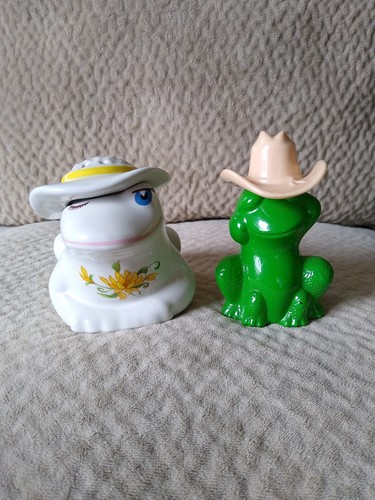 Vintage avon frog lot - frog, lot-1980