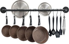 Wall Mount Pot Pan Bar Rack