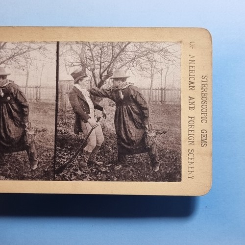 Victorian sport stereoview - sport, 3d