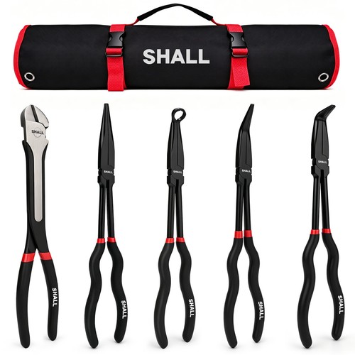 Shall 5pcs bent nose - 5pcs, pliers