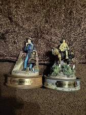 2 John Wayne Cowboy Figurines