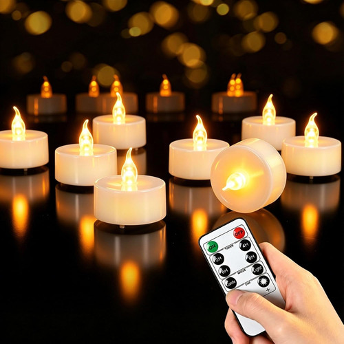 Flameless led tea lights - flameless,
