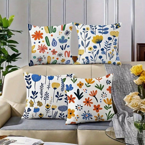 Set multicolour floral - 4,