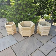 Set Of 3 Nesting Hexagonal