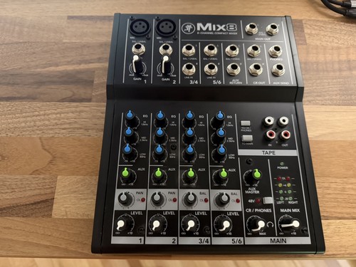 Mackie mix8 channel compact - mix8, 8-channel