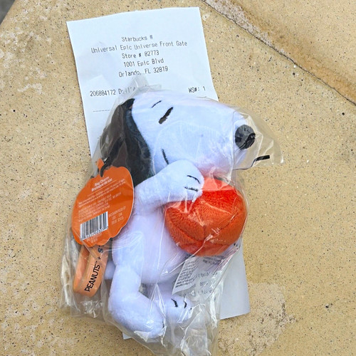 Starbucks peanuts snoopy plush - starbucks,