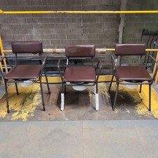 Commode Toilette Chair Accessible Bathroom Brown