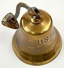 6-Inch Antique Brass US Navy