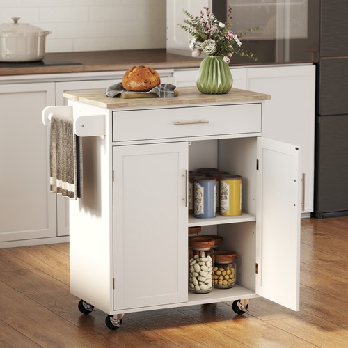 Wooden indoor moving microwave - wooden,