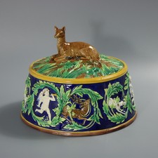 George Jones Majolica Deer