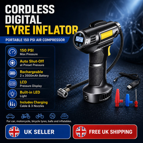 Rechargeable 12v cordless tyre - rechargeable,