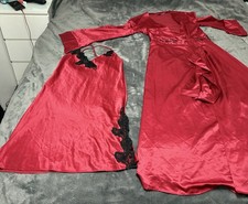 Janet Reger Matching red satin