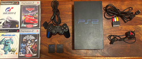 Playstation ps2 black - playstation, 2
