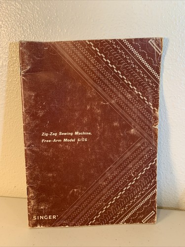 Manual for singer - for, 6106