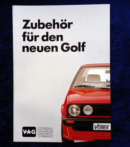 Golf accessories brochure - vw,