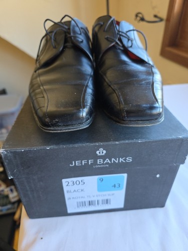 Jeff banks black - jeff, leather