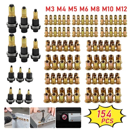 Head rivet nut m6 - m5, m8