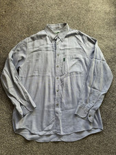 Mens PAUL SMITH Shirt, Size Large, Classic Fit, Blue, Patterned, Retro, Mod (80)