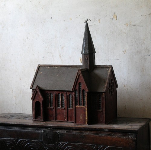 Antique large folk - , scratch
