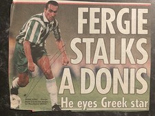 George Doris - Panathinaikos F.C. Signed Picture