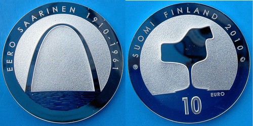Finland 2010 silver proof - e,