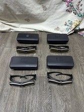 4 x Pairs Of Panasonic TY-EW3D10 Full HD 3D Glasses With Case *Need Batteries*