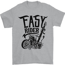 Easy Rider Motorcycle Motorbike Biker Mens T-Shirt 100% Cotton