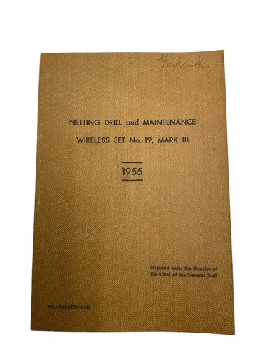 British netting drill and - drill,
