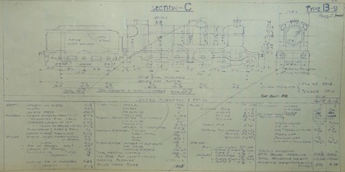 Railway technical drawing - technical, lner