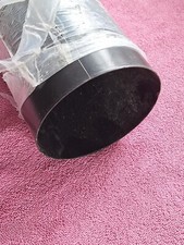 5" Ø BLACK STEEL FLUE PIPE x  110mm long new off cut FREE POSTAGE & TRACKING
